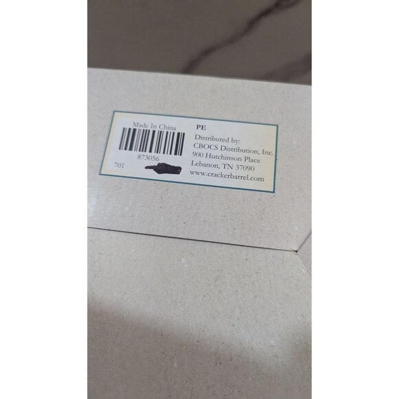 Peacock-Themed Figurine Table Clock Cracker Barrel Exclusive Design New - Picture 5 of 5